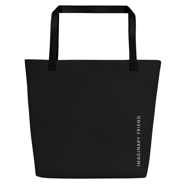 "On the go." Tote in black